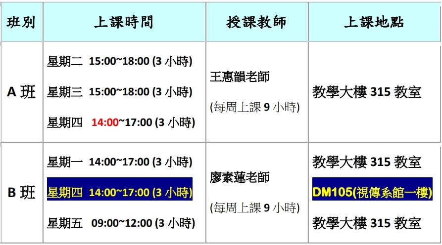 11210上課教室